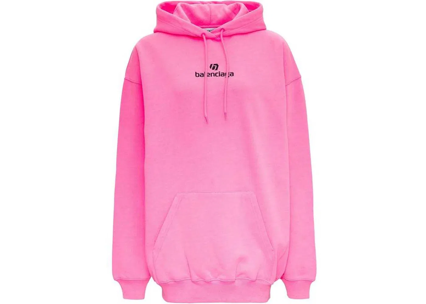 Женский худи с принтом Balenciaga Soccer Hoodie Balenciaga, Pink