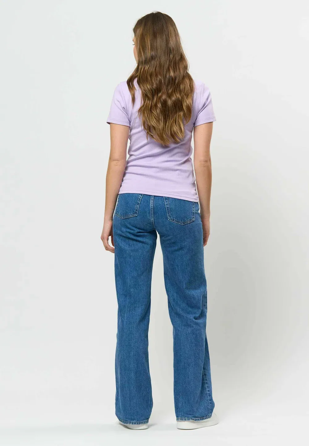 Футболка Uwcarola - базовая футболка U.S. Polo Assn., Pastel Lilac — фото 3
