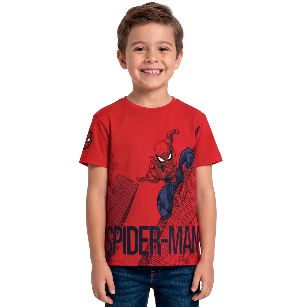 Детская футболка Spider-Man Marvel, Red — фото 2