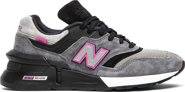 Кроссовки New Balance Kith x United Arrows & Sons x 997S Fusion 'Grey Black Pink', серый — фото 2