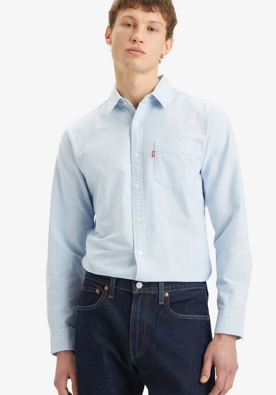 Рубашка LEVI'S Regular fit 'Sunset' светло-голубого цвета — фото 2