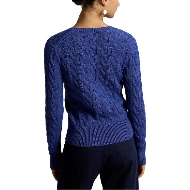 Женский свитер с круглым вырезом Polo Ralph Lauren, Blue — фото 4