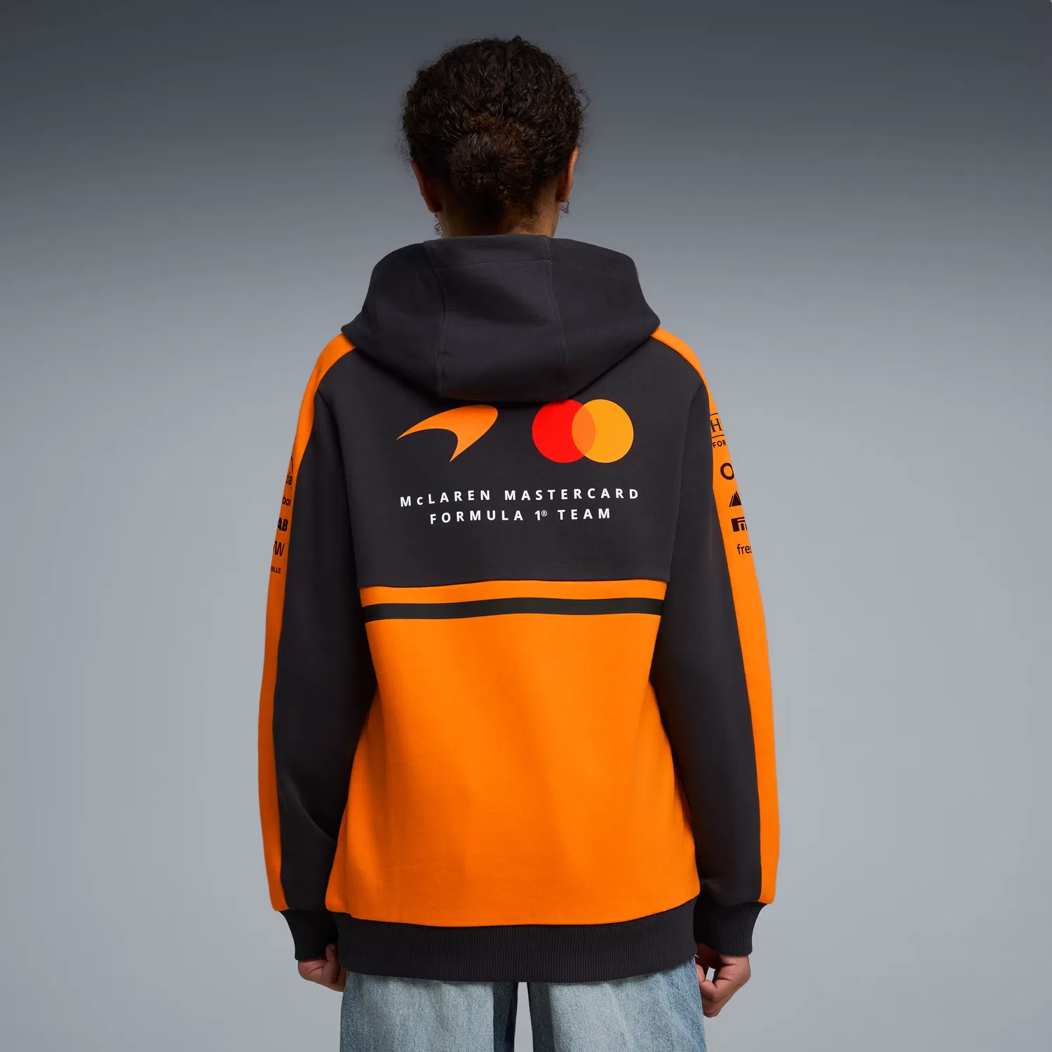 Детская реплика толстовки Mclaren Mastercard F1 Team Puma, Papaya — фото 2