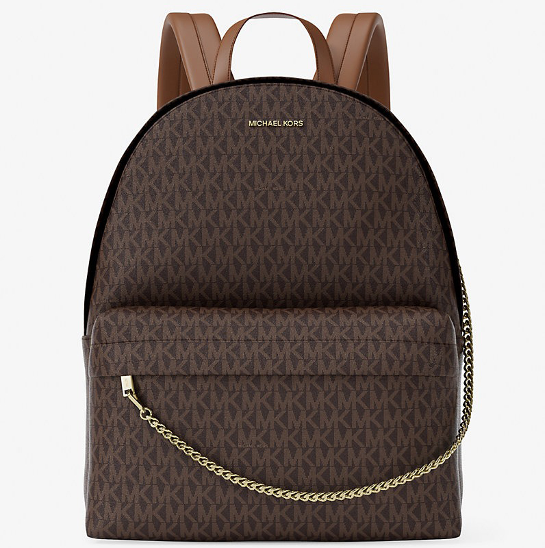 

Рюкзак Michael Kors Slater Large Signature Logo, коричневый