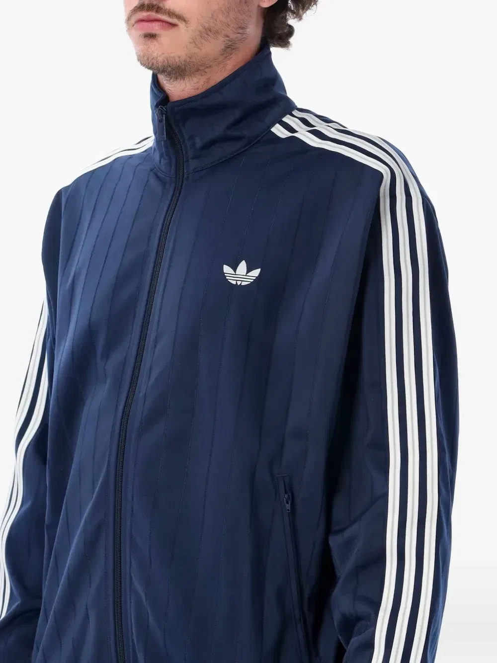 Бомбер Firebird на молнии Adidas, синий — фото 2