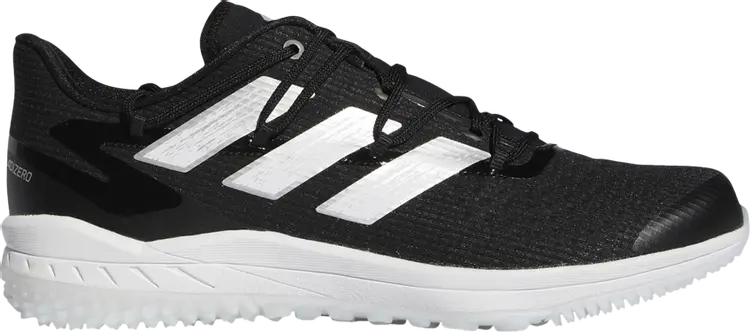 

Кроссовки Adidas Adizero Afterburner 8 TF 'Black White', черный