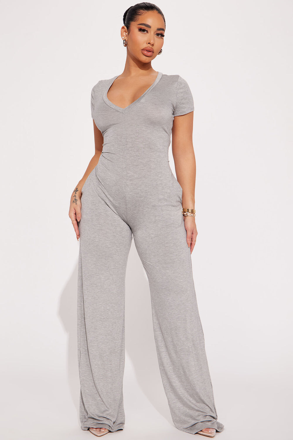 

Комбинезон Fashion Nova AP9279, серый