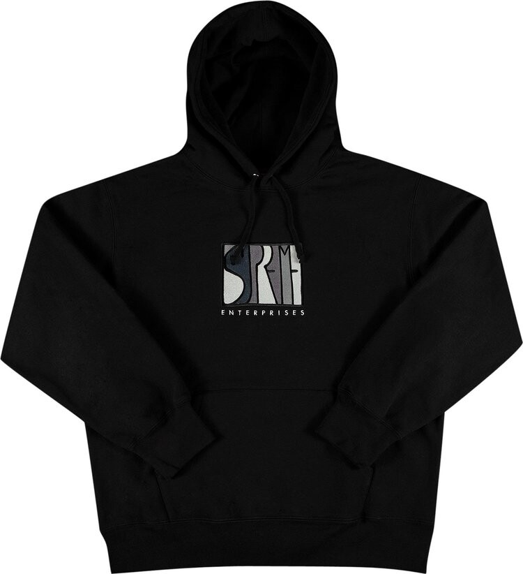 

Толстовка Supreme Enterprises Hooded Sweatshirt 'Black', черный