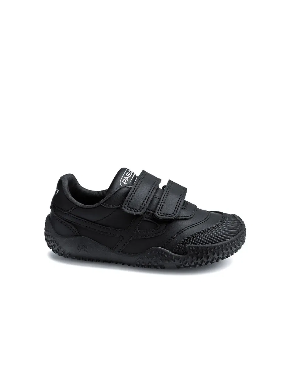 Детские кроссовки для мальчиков с липучкой Pablosky, Negro