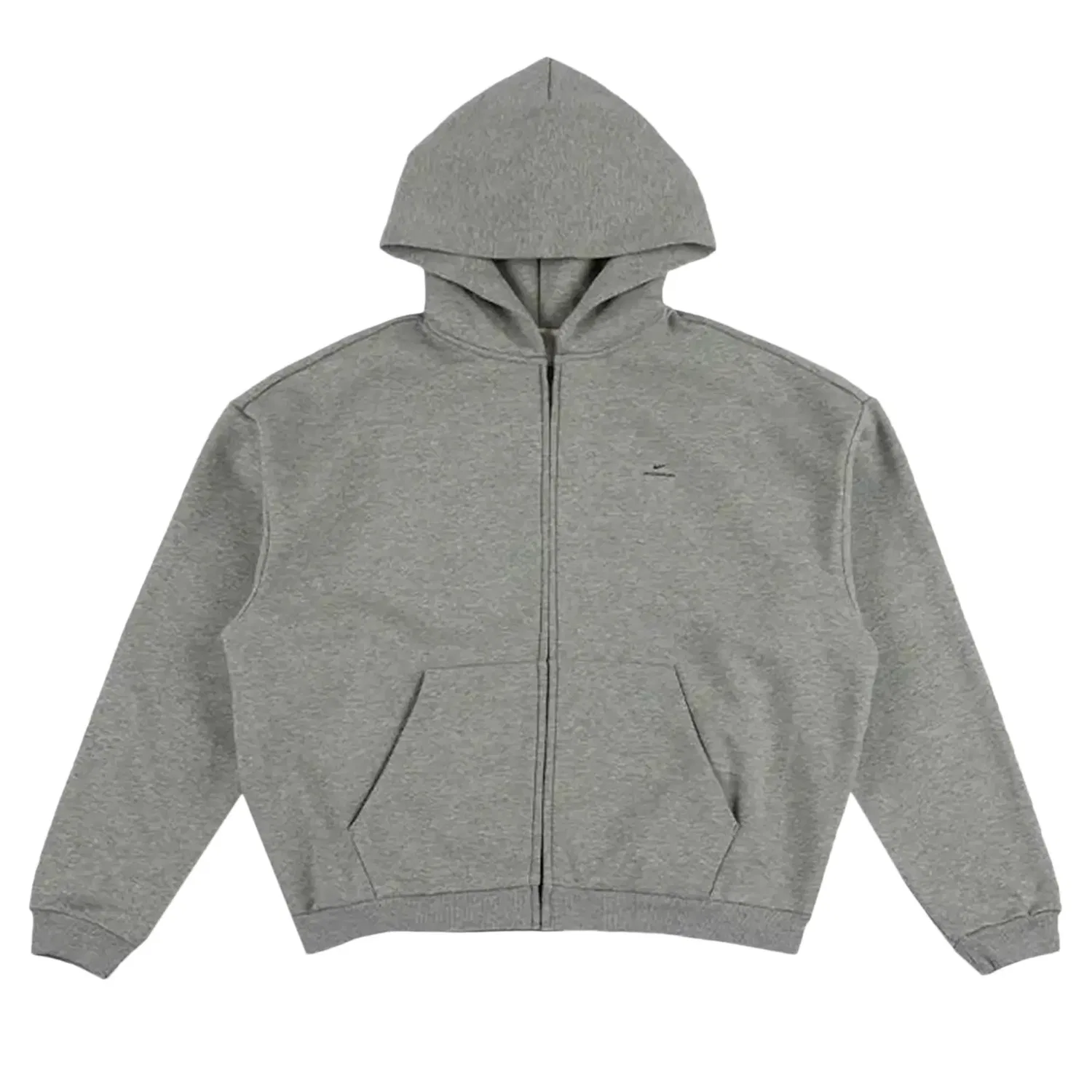 Худи на молнии с капюшоном Therma-Fit Nike, Dark Grey Heather/Black