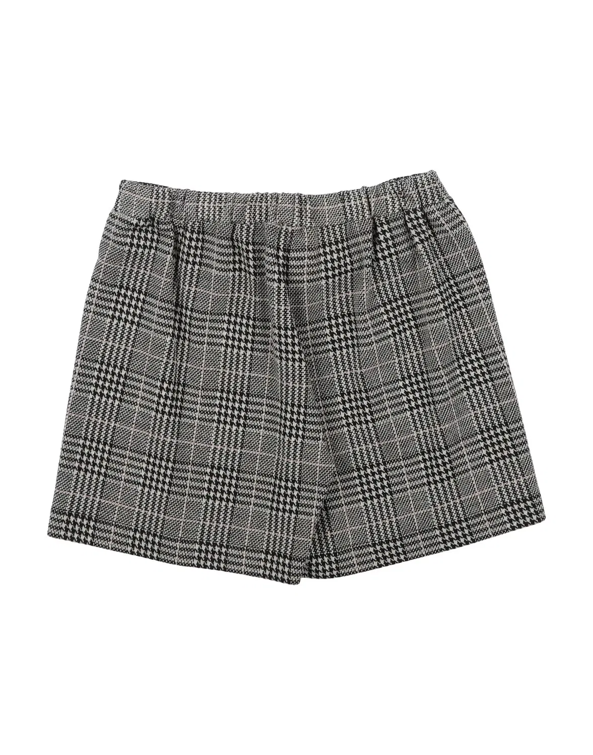 Подростковые шорты с принтом Glen Plaid Pinko Up, белый — фото 2