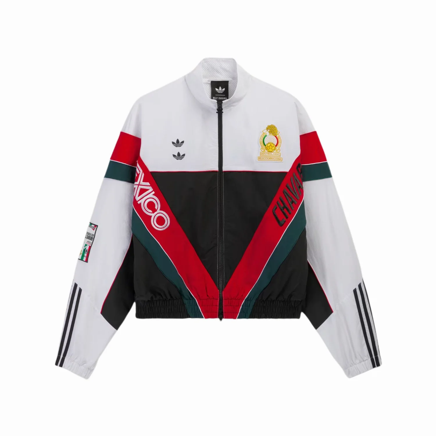 Куртка Adidas Originals X Willy Chavarria, белый/черный — фото 2
