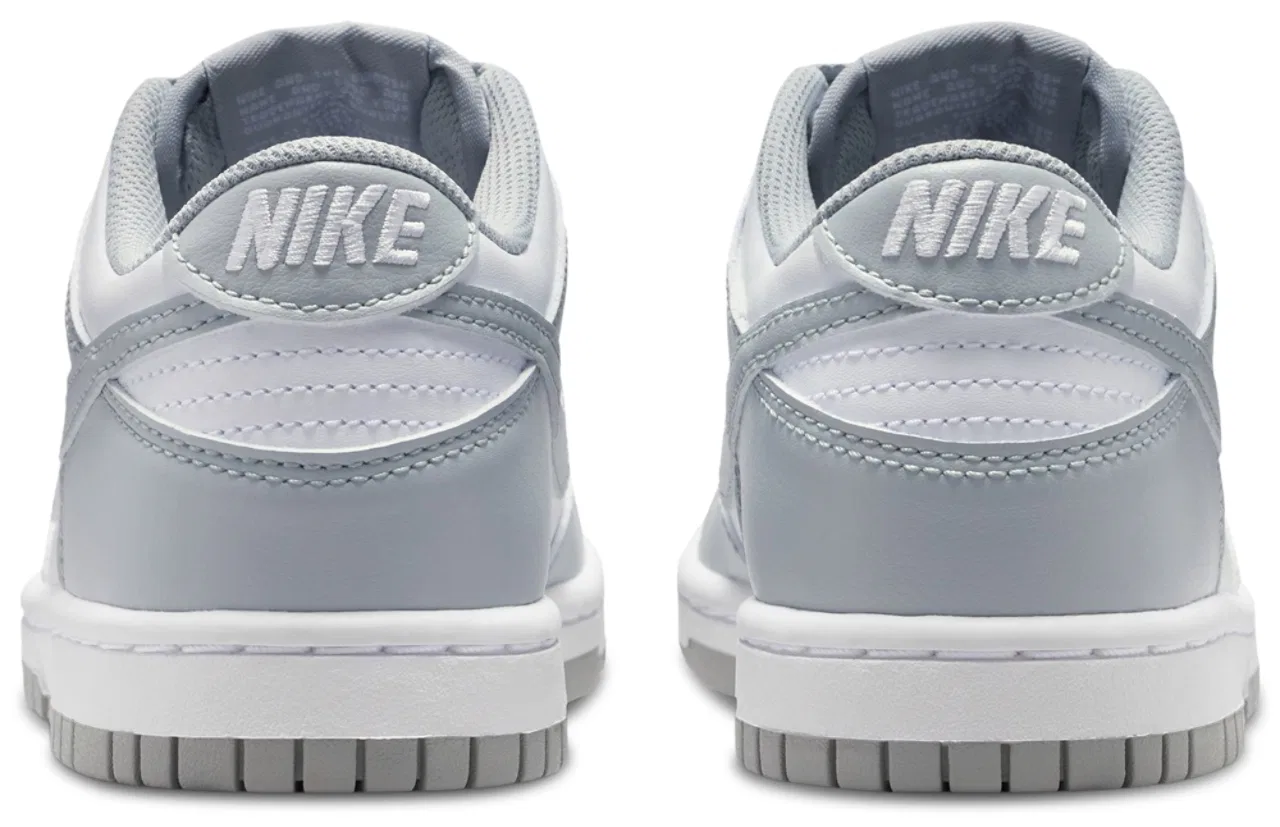 Кроссовки для мальчиков Dunk Low N Nike, цвет White/Smoke Grey — фото 3