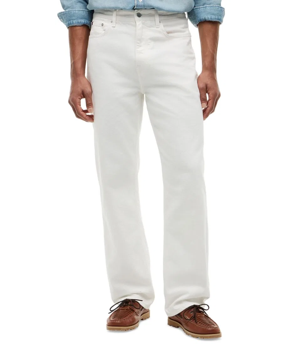 Джинсы прямого кроя River Relaxed-Fit Tommy Hilfiger, White