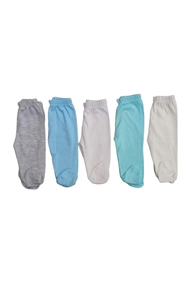 Детское боди без рукавов комплект 5 шт Bebedino, Cream, Aqua, White, Gray, Blue — фото 2