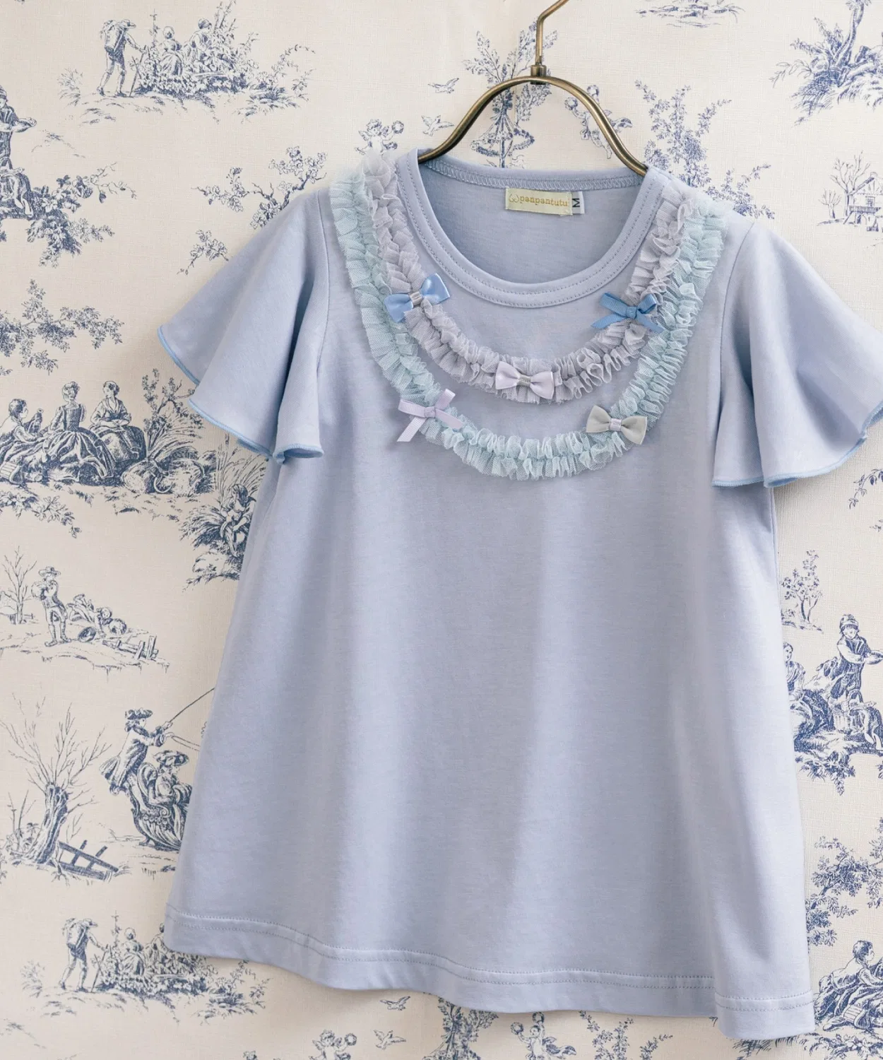 Детская туника с принтом Jewelry Ribbon panpantutu, Light Blue