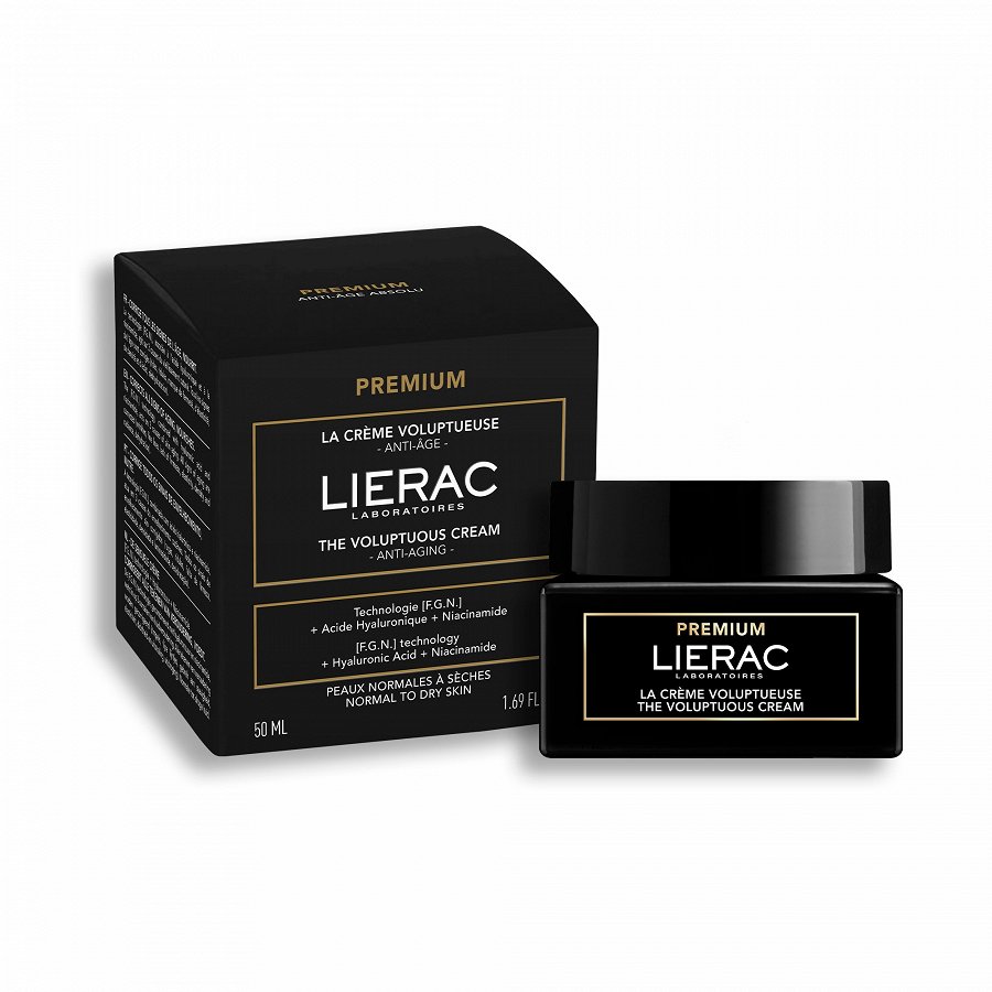

Роскошный крем для лица для нормальной/сухой кожи premium the voluptuous cream for dry skin Lierac, 50 мл