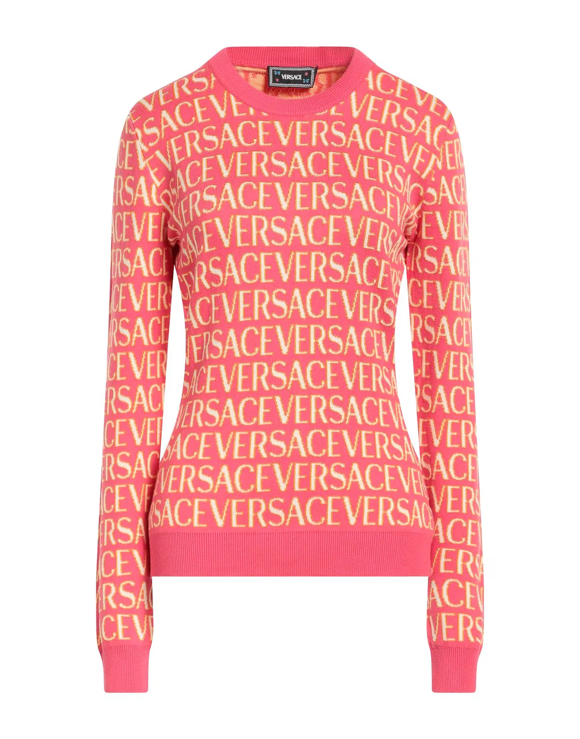 Женский джемпер с принтом Versace, розовый