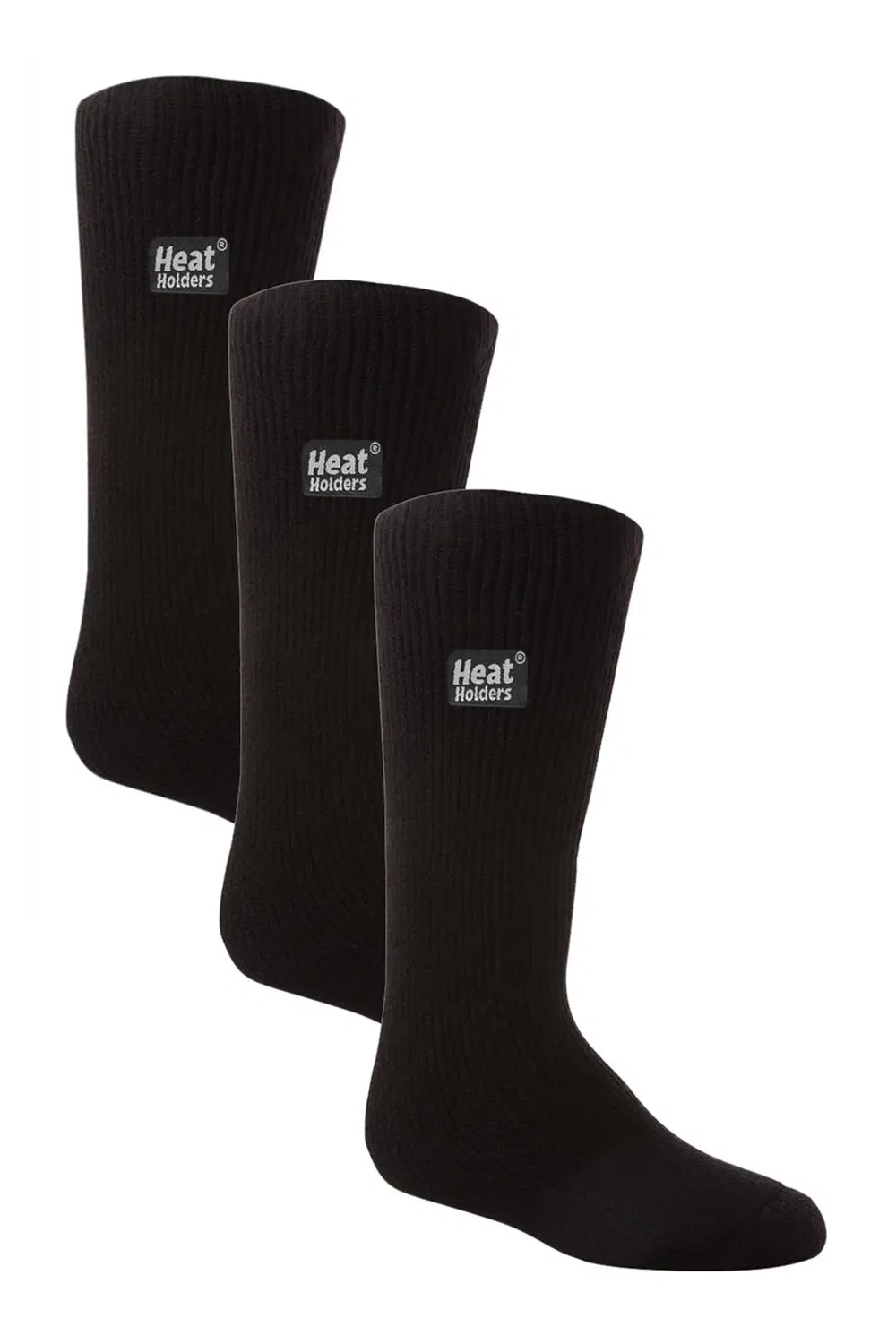 Детские зимние термоноски 3 пары Heat Holders, Black