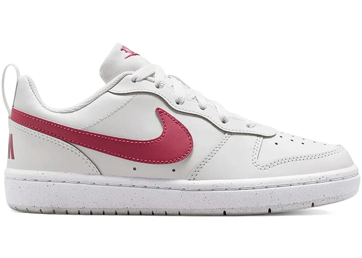 Детские кроссовки низкие Nike Court Borough Low Recraft, белый/розовый