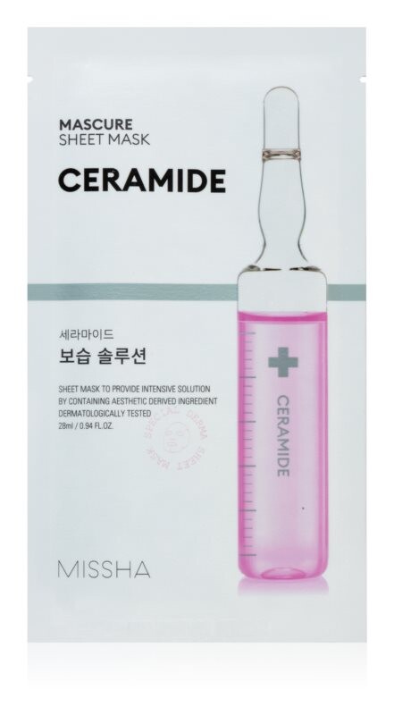 

Питательная тканевая маска Missha Mascure Ceramide