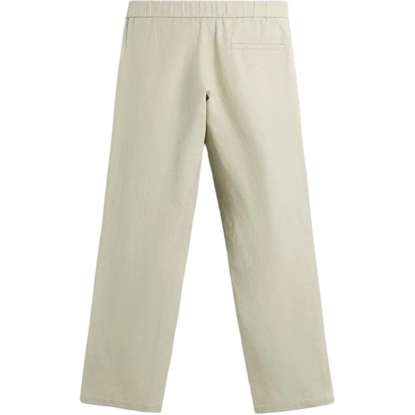 Мужские брюки повседневные с зауженным кроем Light Beige ZARA, Светло-Бежевый — фото 3