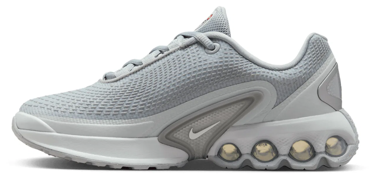Детские кроссовки для мальчиков с системой Air Nike Air Max DN, Grey Purple Silver — фото 2