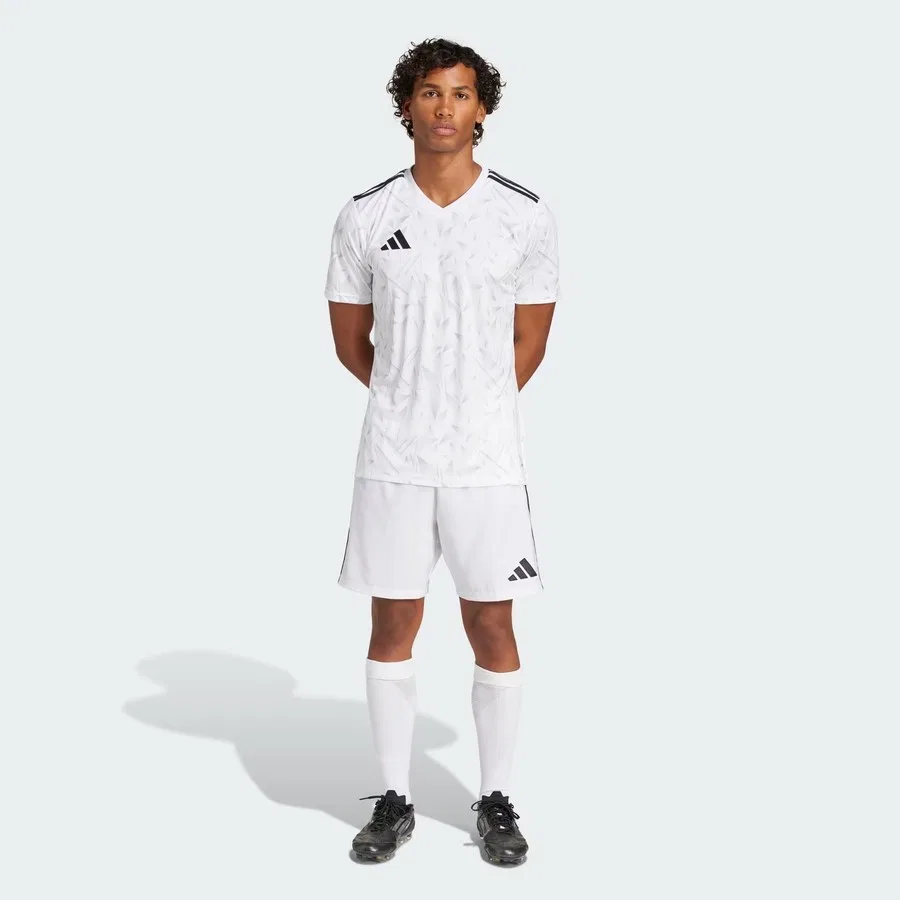 Футболка спортивная с V-образным вырезом Team Icon 25 adidas, Белый — фото 4