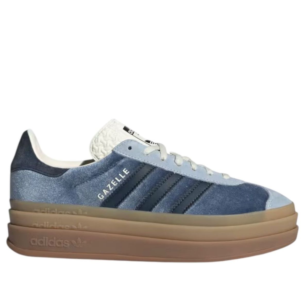 Кроссовки (WMNS) adidas Gazelle Bold Shoes 'Preloved Ink Aurora Ink' — фото 2