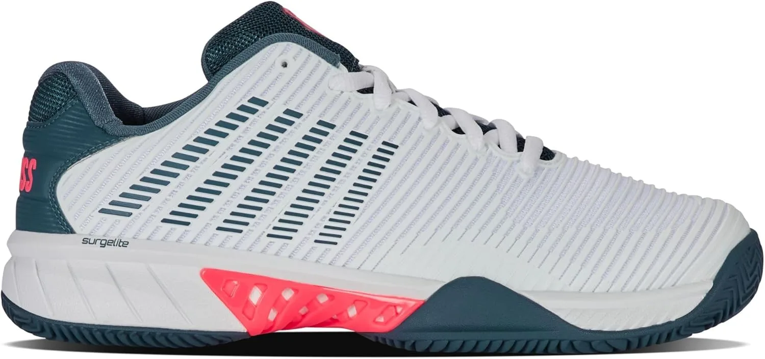 K-Swiss Мужские теннисные кроссовки Performance Hypercourt Express Hb - Highrise/Black/Neon Blaze — фото 2