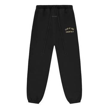 

Спортивные брюки Fear of God Essentials Curved Logo Sweatpants 'Black', черный