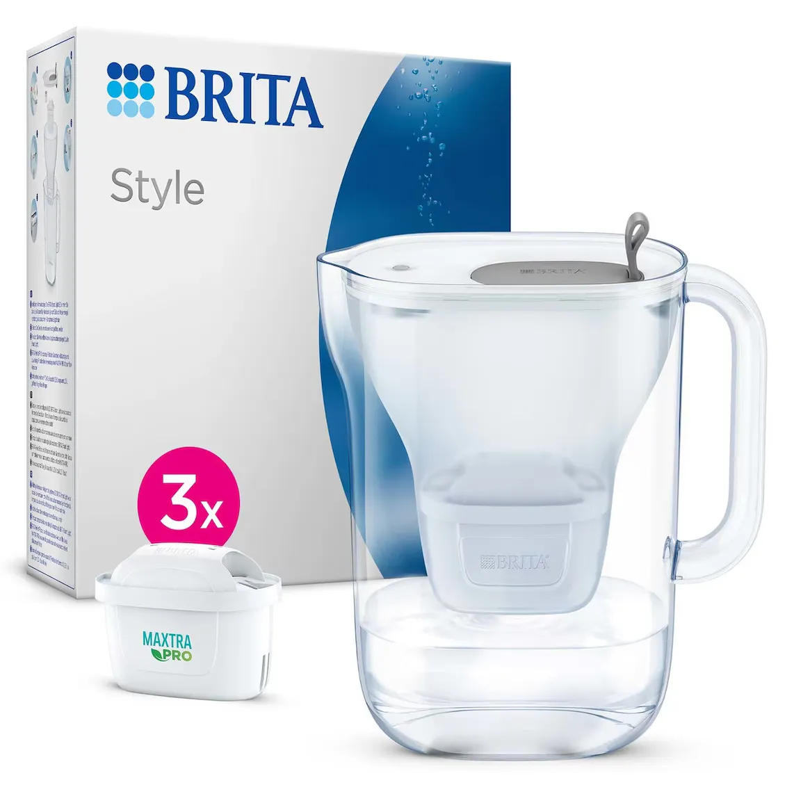 

Кувшин Style с 3 фильтрами Brita Maxtra Pro Brita, прозрачный