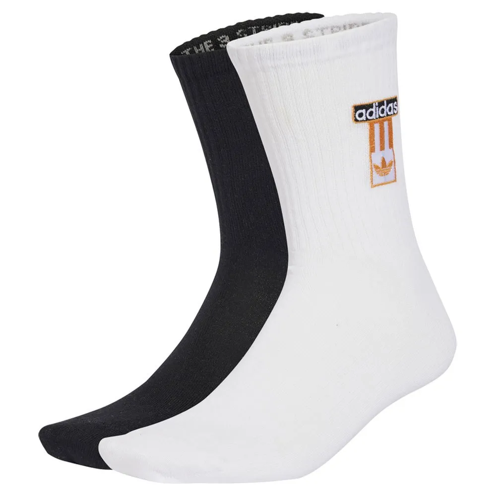 

Носки adidas Originals Adibreak crew 2 pairs, белый/черный