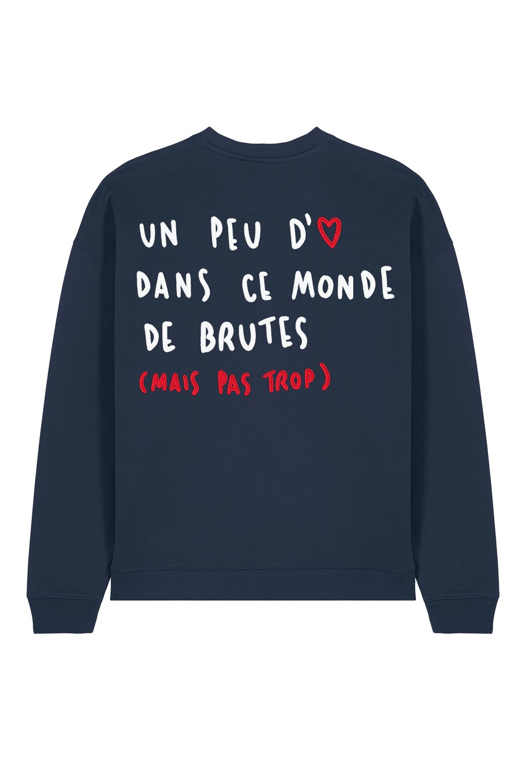 

Толстовка BRUTE BACK EMBROIDERY UNISEX OVERSIZE Mira Paris, темно-синий