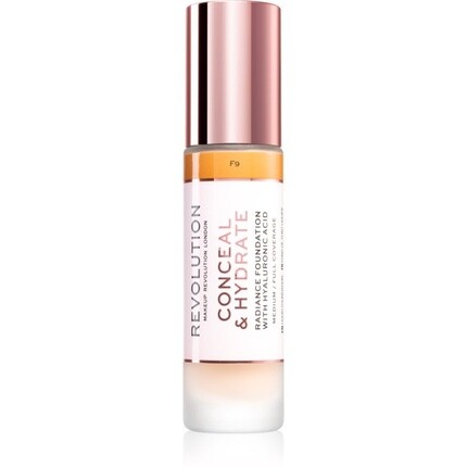 

Легкая увлажняющая тональная основа Conceal & Hydrate - Цвет: F9, Объем: 23 мл Makeup Revolution