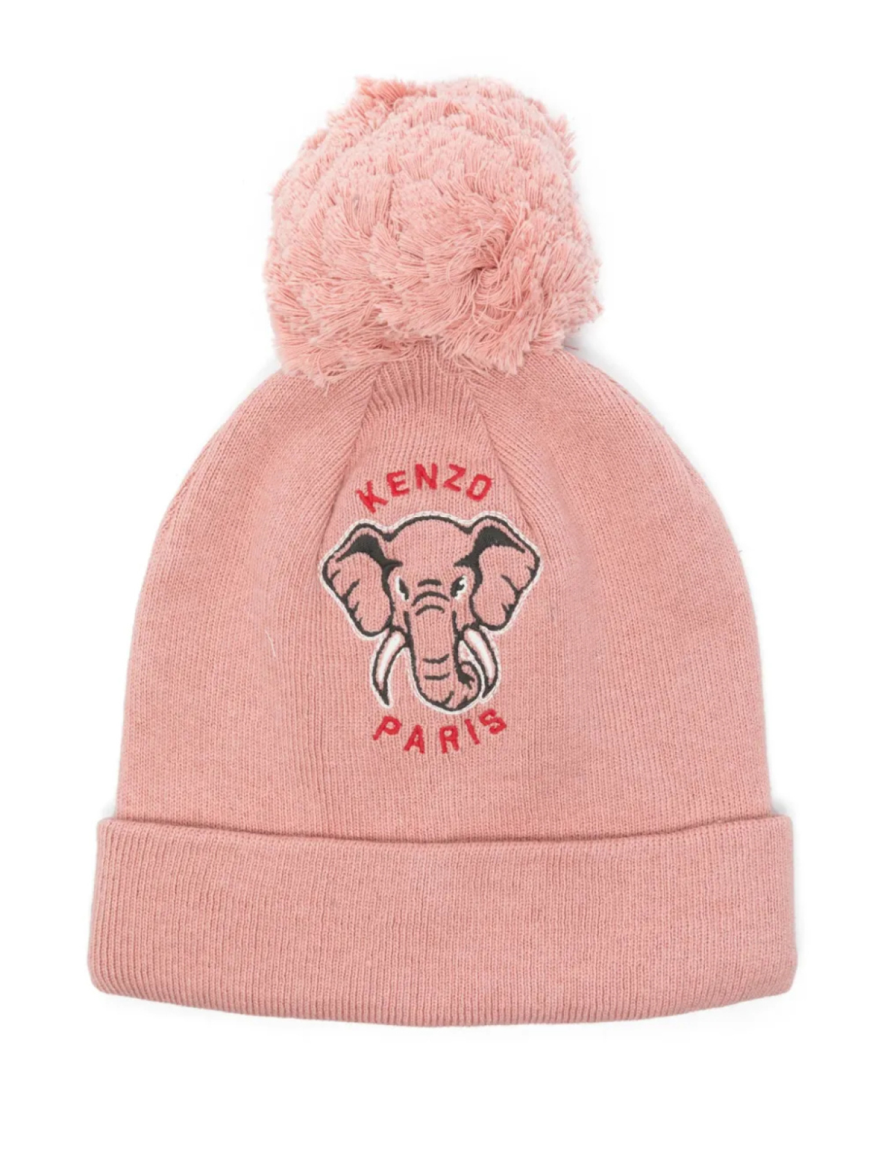 

Kenzo Kids шапка бини с вышитым логотипом, розовый