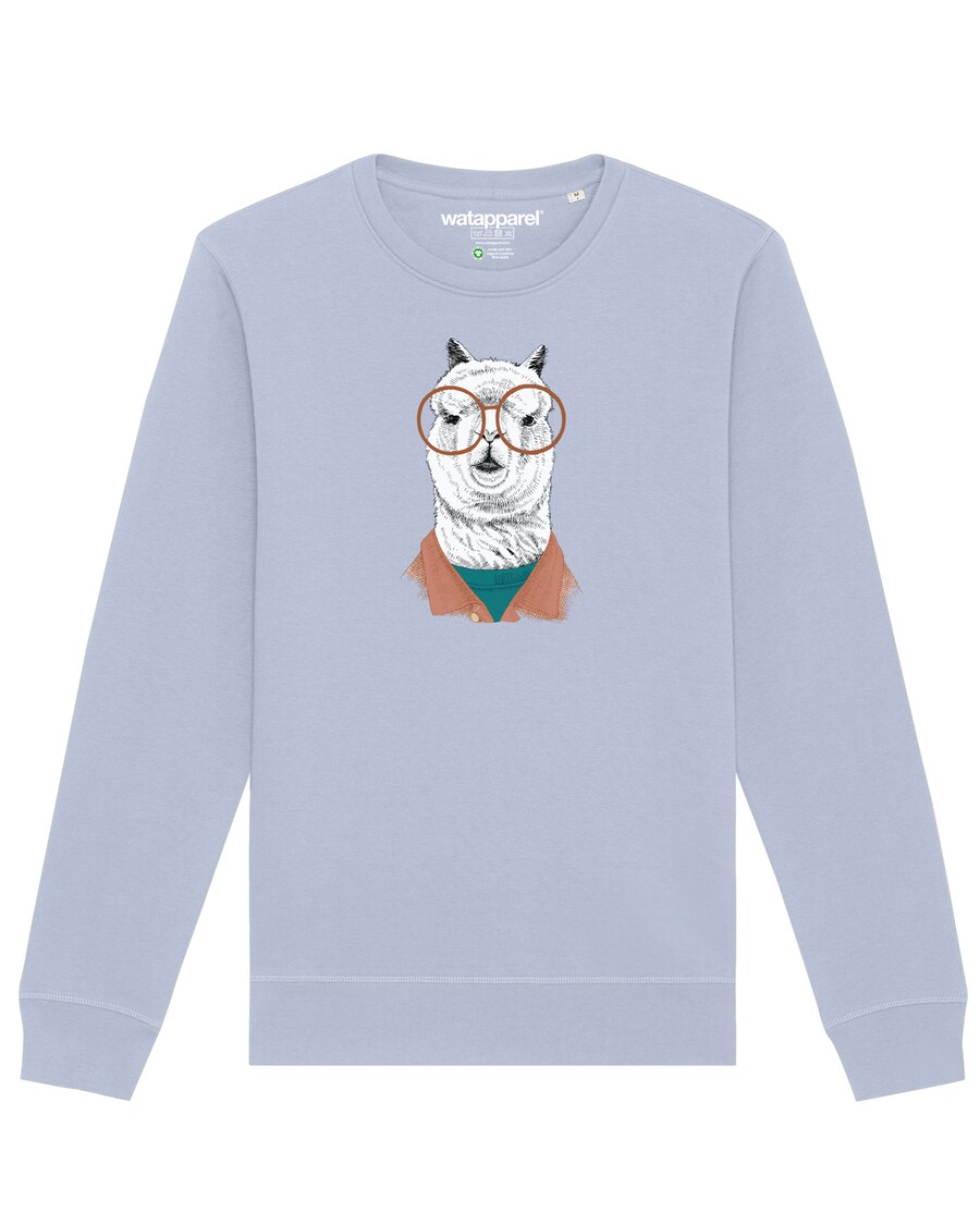 

Толстовка Watapparel Lama, синий/светло-синий