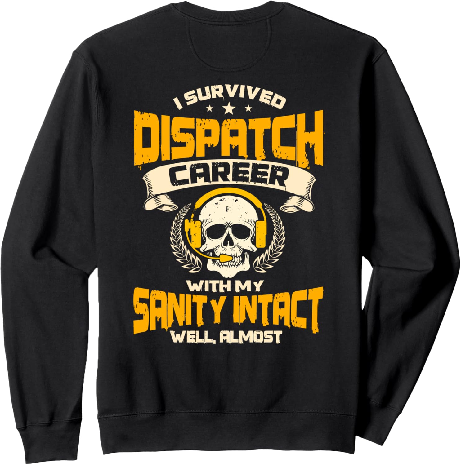 

Толстовка, Диспетчер 911 на пенсии (на обороте, на толстовке) Dispatcher Gifts, черный