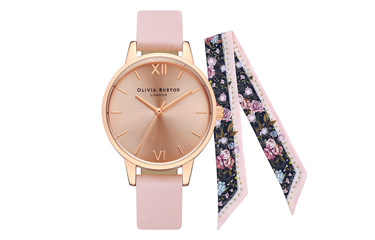 

OLIVIA·BURTON Часы Classic Collection Wrist Watch Quartz Movement Genuine Leather Strap Coffee Watch Dial Women's Watch