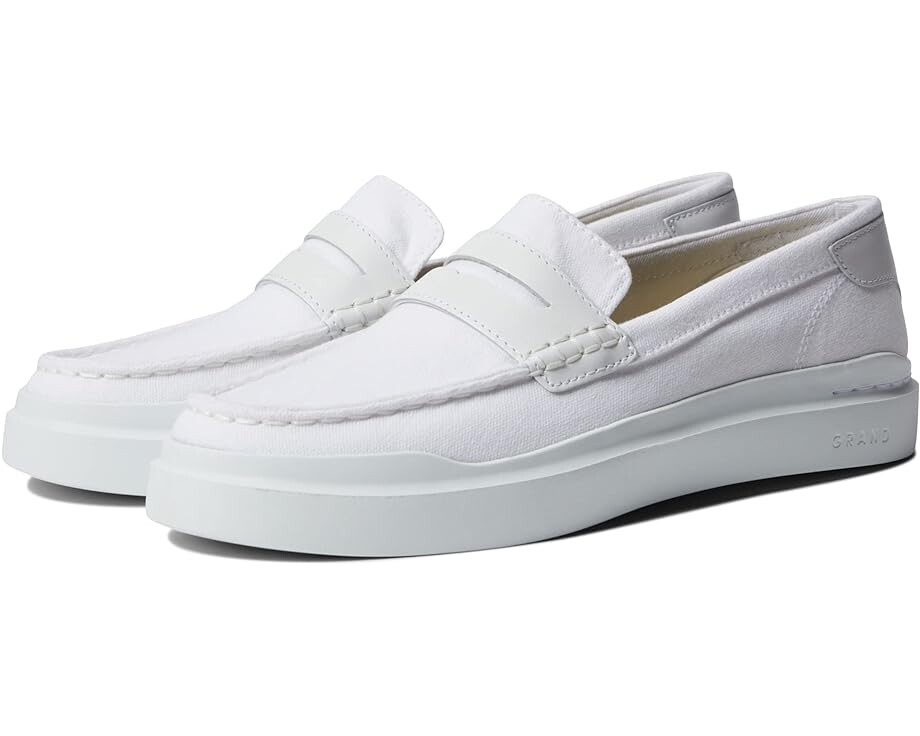 

Лоферы Cole Haan Grandpro Rally Canvas Penny Loafer, цвет Optic White/Black