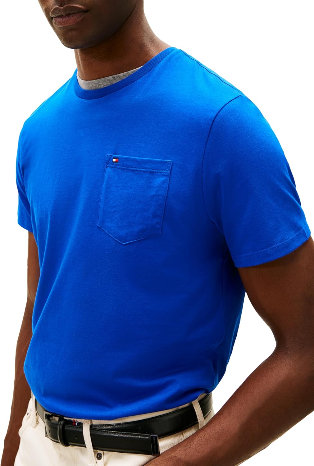 Мужская футболка с коротким рукавом Tommy Hilfiger Big and Tall, Cobalt — фото 2
