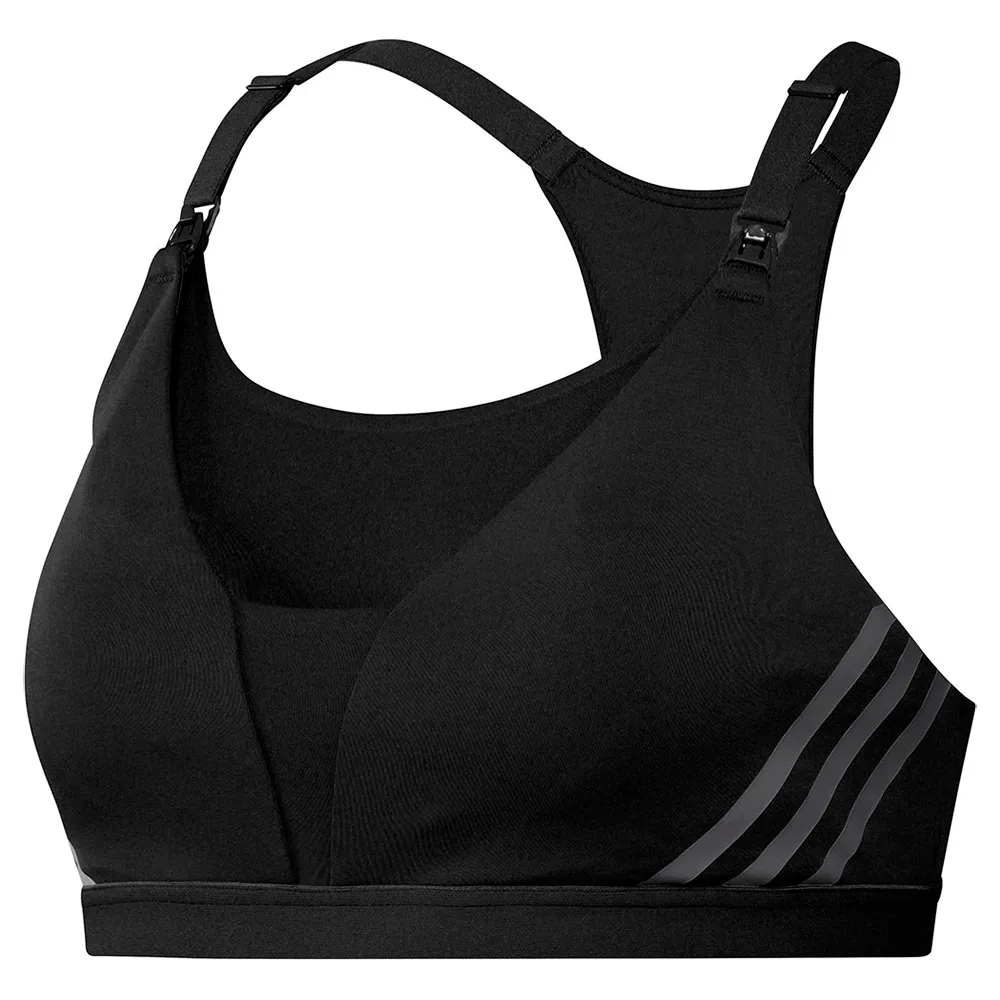 

Спортивный бюстгальтер adidas Powerimpact Luxe Maternity Medium Impact Sports Bra, черный