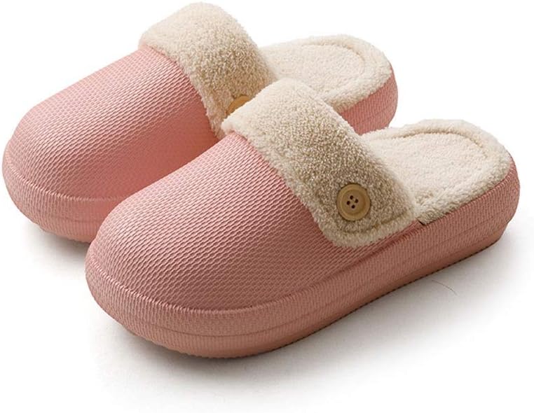 

Мужские домашние тапочки, для дома и улицы, легкие хлопковые тапочки для женщин, мягкие, теплые зимние с тихой подошвой, съемная подкладка (Цвет: коричневый, Размер: EU 39-40) Khuy