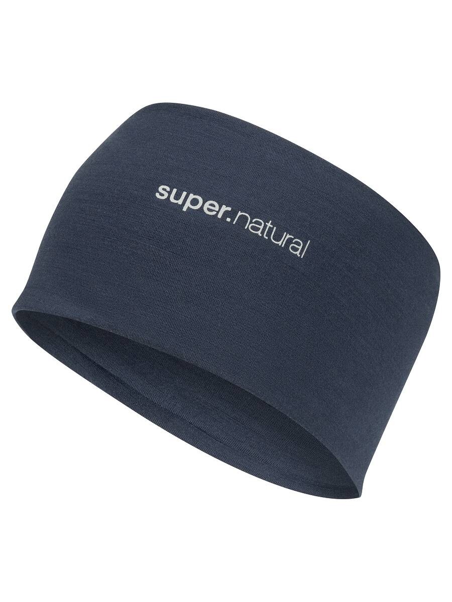 

Кепка super.natural Merino Stirnband, синий