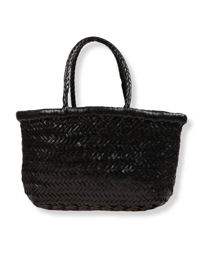 

Миниатюрная плоская сумка-тоут из кожи гора Dragon Diffusion, черный