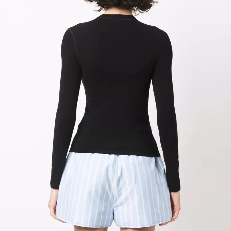Футболка женская черная Alexander Wang — фото 3
