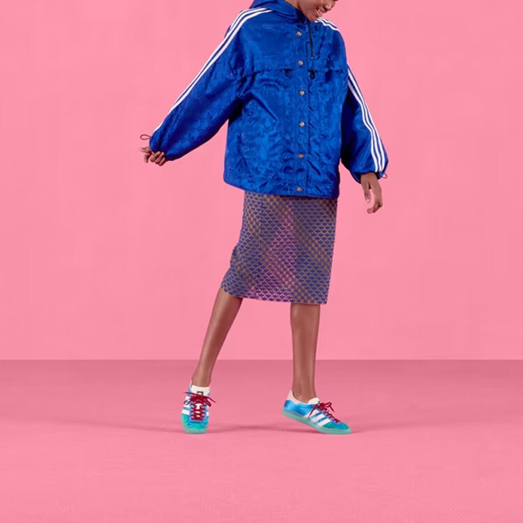 Женская повседневная длинная юбка Adidas Originals X ADIDAS, синяя Gucci — фото 2