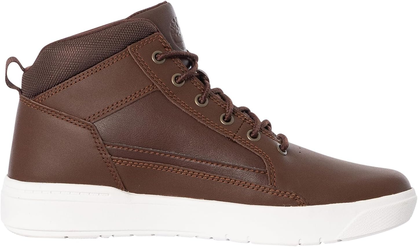 Timberland мужские кроссовки Allston Mid на шнуровке, Medium Brown Full-Grain — фото 3