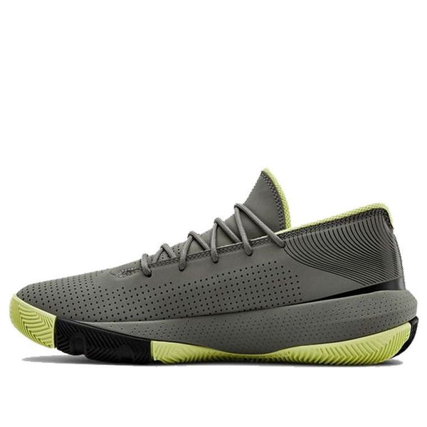 

Кроссовки curry 3zer0 iii 'grey gravity green' Under Armour, зеленый