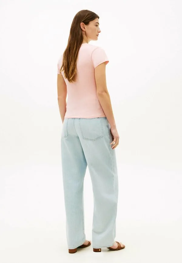 Простая футболка Tommy Hilfiger, Soft Rose — фото 3